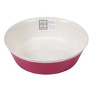 18cm Kokubo KOKU Melamine Round Deep Plate Magenta Pink