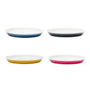 17.5cm Kokubo KOKU Melamine Round Flat Plate Iron Blue / &