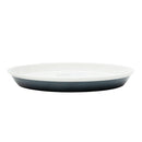 17.5cm Kokubo KOKU Melamine Round Flat Plate Steel Grey / &