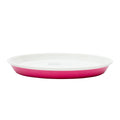 17.5cm Kokubo KOKU Melamine Round Flat Plate Magenta Pink / ∅17.5cm, Deep 2cm