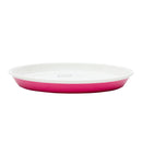 17.5cm Kokubo KOKU Melamine Round Flat Plate Magenta Pink / &