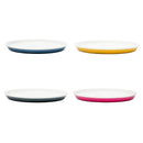17.5cm Kokubo KOKU Melamine Round Flat Plate Iron Blue / &