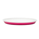 17.5cm Kokubo KOKU Melamine Round Flat Plate Magenta Pink / &