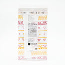 Kitchen Cloth (One Side Gauze & One Side Pile/Ethnic Pattern/34x34cm/Kokubo/SMCol(s): White,Yellow,Red)