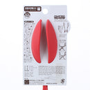 Kokubo Red Scissor-Like Serving Tongs Individual Package