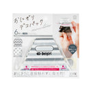 Kokubo Triangular Monochromatic Rice Ball Wrappers 6pcs