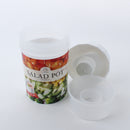 Kokubo Salad Container With Dressing Cup On Lid - 700ml Individual Package