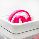 Food Storage Container (AS, ABS/Airtight/Easy Lock & Release With Lever/Not Microwave & Dishwasher Safe/For Dry Food/750mL/10x10x11.5cm/Kokubo/SMCol(s): Pink)