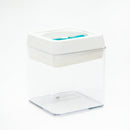 Food Storage Container (AS, ABS/Airtight/Easy Lock & Release With Lever/Not Microwave & Dishwasher Safe/For Dry Food/750mL/10x10x11.5cm/Kokubo/SMCol(s): Green)