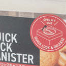 Food Storage Container (AS, ABS/Airtight/Easy Lock & Release With Lever/Not Microwave & Dishwasher Safe/For Dry Food/750mL/10x10x11.5cm/Kokubo/SMCol(s): Grey)