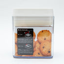 Food Storage Container (AS, ABS/Airtight/Easy Lock & Release With Lever/Not Microwave & Dishwasher Safe/For Dry Food/750mL/10x10x11.5cm/Kokubo/SMCol(s): Grey)