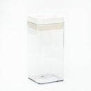 Food Storage Container (AS, ABS/Airtight/Easy Lock & Release With Lever/Not Microwave & Dishwasher Safe/For Dry Food/1500mL/10x10x21.4cm/Kokubo/SMCol(s): Pink)