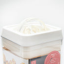 Food Storage Container (AS, ABS/Airtight/Easy Lock & Release With Lever/Not Microwave & Dishwasher Safe/For Dry Food/1500mL/10x10x21.4cm/Kokubo/SMCol(s): Grey)