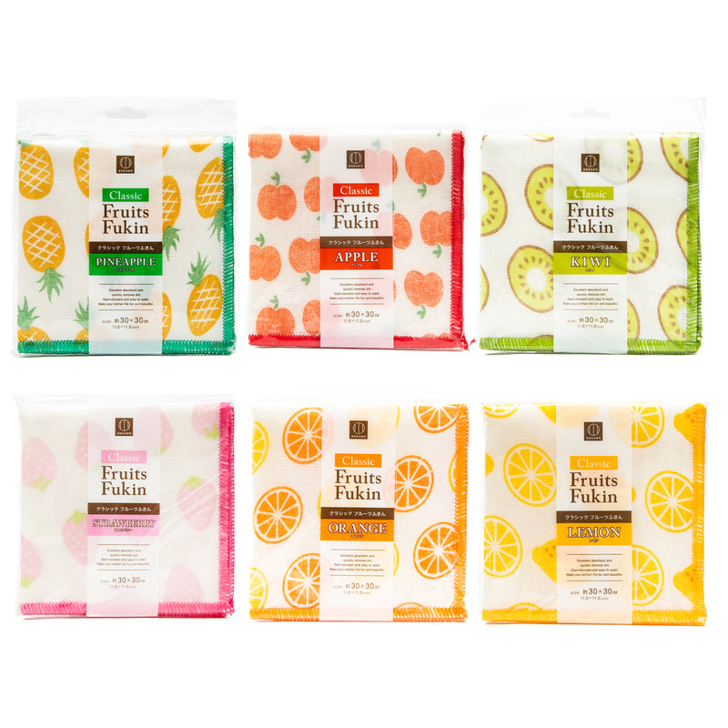 Kokubo Fruit Fukin Strawberries Retro Soft & Absorbent Kitchen Cloth