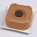 Microwave Cover (Polypropylene/Cold・Heat Resistance: -20℃・140℃/Nose-shaped knob part does not get hot/Bear/6.5x18.5x18.5cm/SMCol(s): Brown)