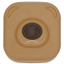 Microwave Cover (Polypropylene/Cold・Heat Resistance: -20℃・140℃/Nose-shaped knob part does not get hot/Bear/6.5x18.5x18.5cm/SMCol(s): Brown)