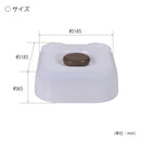 Microwave Cover (Polypropylene/Cold・Heat Resistance: -20℃・140℃/Nose-shaped knob part does not get hot/Bear/6.5x18.5x18.5cm/SMCol(s): Clear)