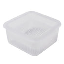 Rice Moulds (Polypropylene/Easy "One" Push out for removing rice balls/Hard to stick the rice/Cold・Heat Resistance: -20℃・120℃/Square)