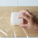 Rice Moulds (Polypropylene/Easy "One" Push out for removing rice balls/Hard to stick the rice/Cold・Heat Resistance: -20℃・120℃/Square)