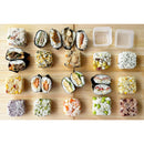 Rice Moulds (Polypropylene/Easy "One" Push out for removing rice balls/Hard to stick the rice/Cold・Heat Resistance: -20℃・120℃/Square)