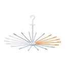 Parasol-Shape Fodable Clothes Hanger (Blue, Yellow)