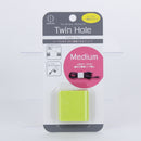 Kokubo Elastomer Medium Cable Clip - Green 