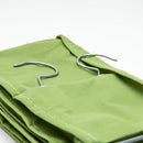 Shoe Rack (Non-Woven/Hanging/Stores 8 Pairs of Shoes/With 2 S-Hooks/29x16.5x101cm/Kokubo/SMCol(s): Green)