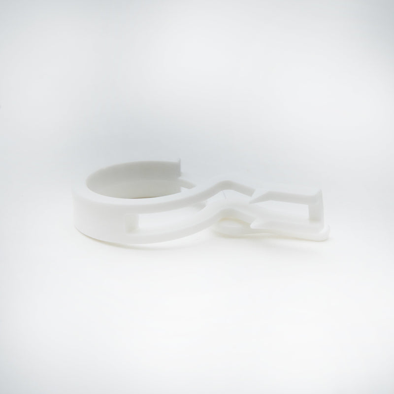 Curtain Clips (Rod diameter of 16mm or less recommended/For Tension Rods/4.7x9.5x14cm (6pcs)/Kokubo/SMCol(s): White)