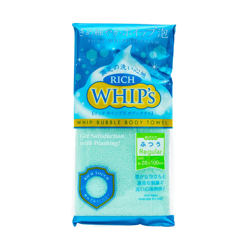 Washcloth (Regular/Foaming/2x12.5x26cm/WHIP's/SMCol(s): Green)