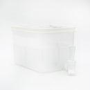 Drink Dispenser (PP/Temperture Resistance: -30? to 90?/For Refrigerator/3L/24.5x14.8x13.5cm/Kokubo/SMCol(s): White,Clear)