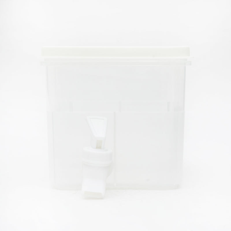 Drink Dispenser (PP/Temperture Resistance: -30? to 90?/For Refrigerator/3L/24.5x14.8x13.5cm/Kokubo/SMCol(s): White,Clear)