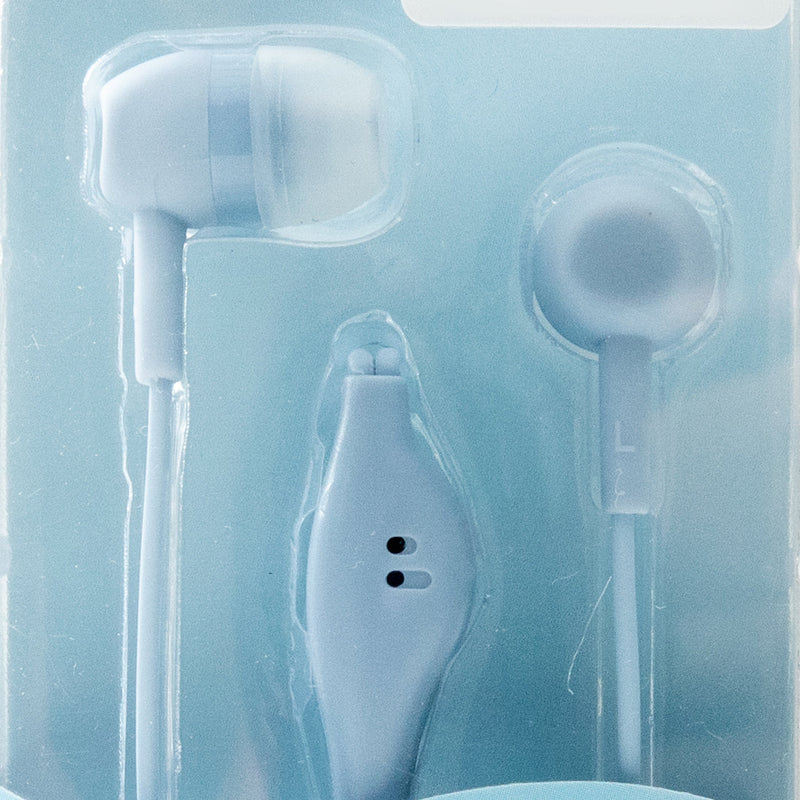 Earphones (With Microphone/Cable Length: 1.2m/120cm/SMCol(s): Blue)