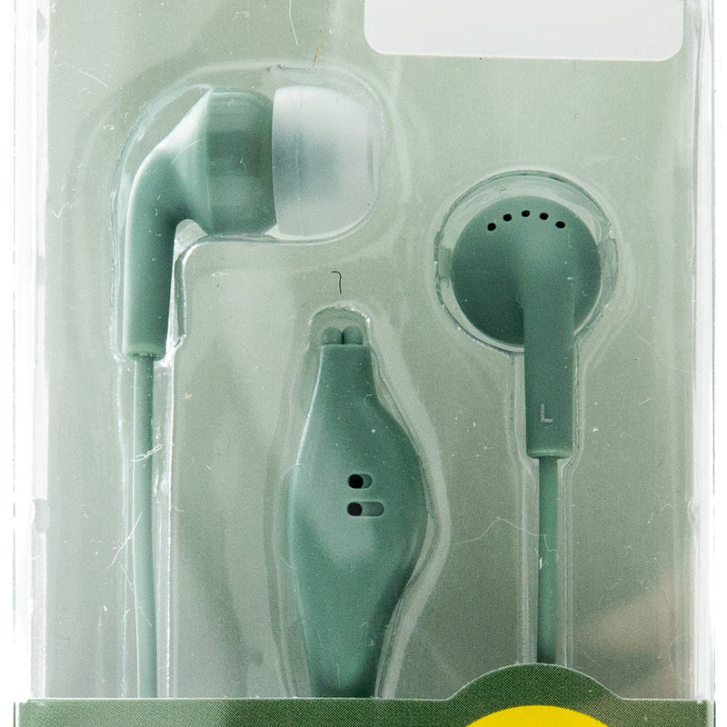 Earphones (With Microphone/Cable Length: 1.2m/120cm/SMCol(s): Green)