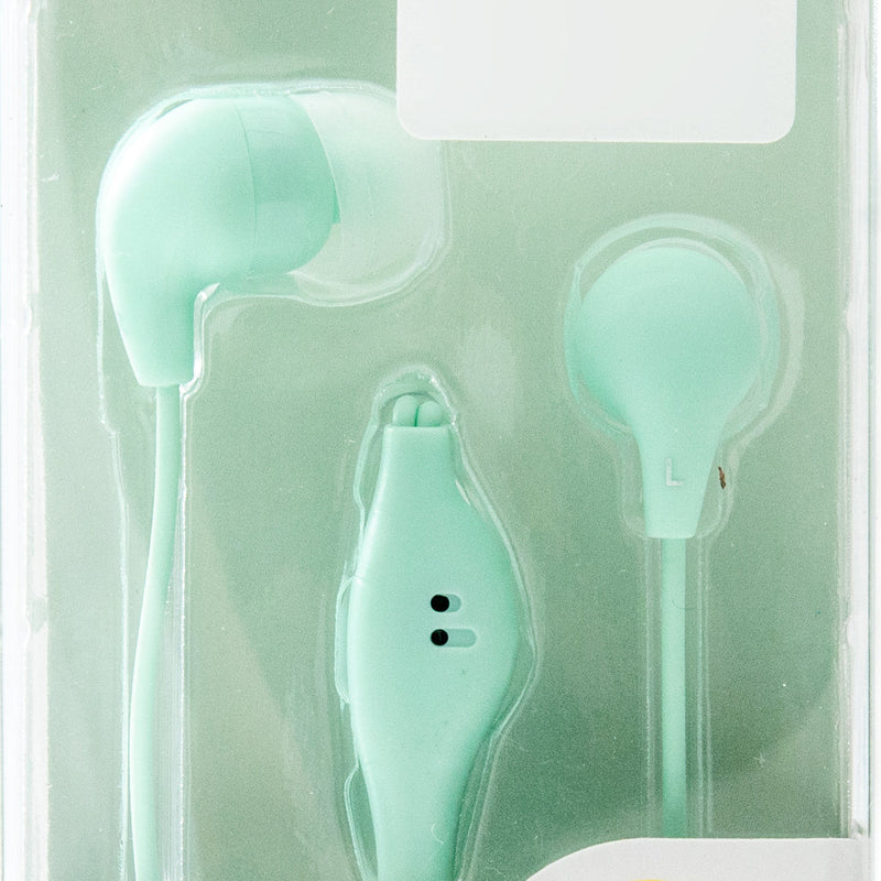 Earphones (With Microphone/Cable Length: 1.2m/120cm/SMCol(s): Green)