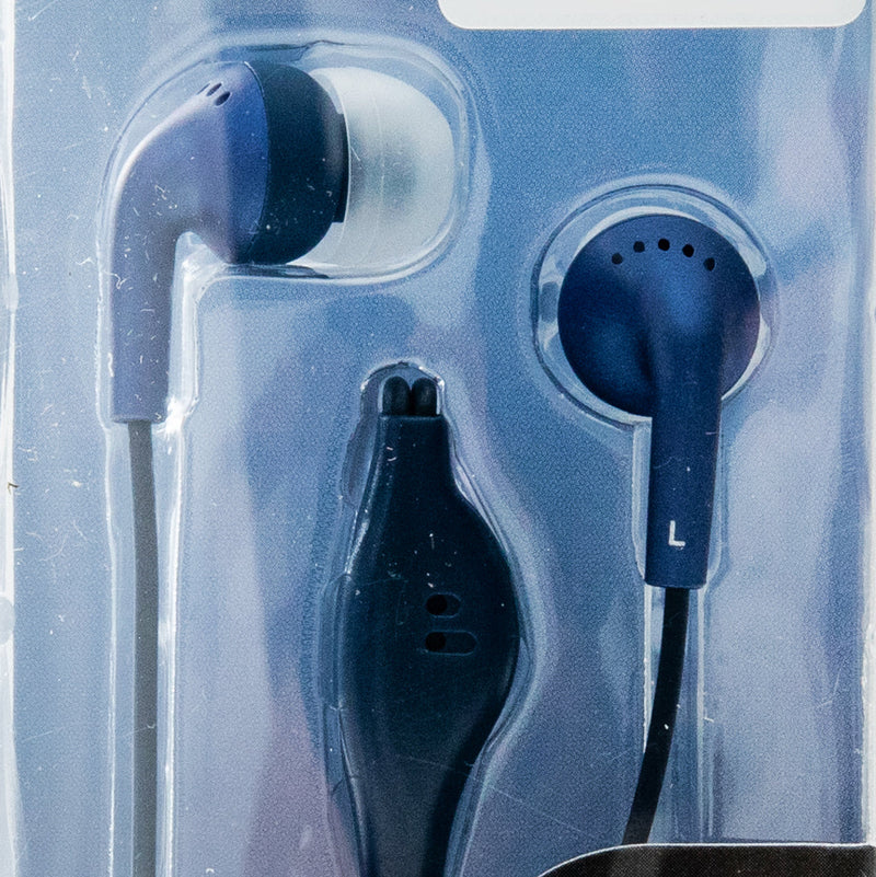Earphones (With Microphone/Cable Length: 1.2m/120cm/SMCol(s): Navy)