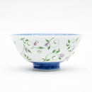 Rice Bowl (Ceramic/Lightweight/Botanical/6cm/dia.12.2cm/SMCol(s): White,Blue)