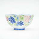Rice Bowl (Ceramic/Frilled Roses/6cm/dia.11.3cm/SMCol(s): White,Blue)