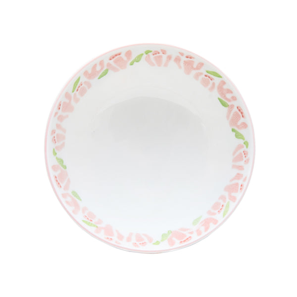 Rice Bowl (Ceramic/Tulip Garden/6cm/dia.11.3cm/SMCol(s): White,Red)