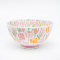 Tulip Garden Ceramic Rice Bowl (2 Color Options)