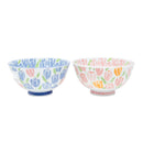 Rice Bowl (Ceramic/Tulip Garden/6cm/dia.11.3cm/SMCol(s): White,Blue)