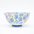 Rice Bowl (Ceramic/Tulip Garden/6cm/dia.11.3cm/SMCol(s): White,Blue)
