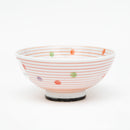 11.8cm Dots Stripes Porcelain Rice Bowl