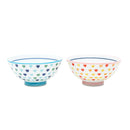 Rice Bowl (Porcelain/Hearts/S/5.1cm/dia.10.5cm/SMCol(s): White,Pink)