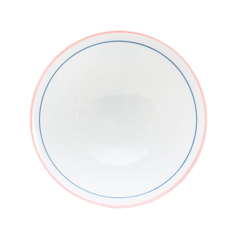 Rice Bowl (Ceramic/Flowers/6cm/dia.11.3cm/SMCol(s): White,Red)