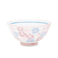 Rice Bowl (Porcelain/Flowers/5.7cm/dia.11.4cm/SMCol(s): White,Red)