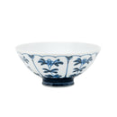 Rice Bowl (Porcelain/Flowers/L/5.8cm/dia.13cm/SMCol(s): White,Blue)