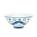 Rice Bowl (Ceramic/Flowers/L/6cm/dia.13cm/SMCol(s): White,Blue)