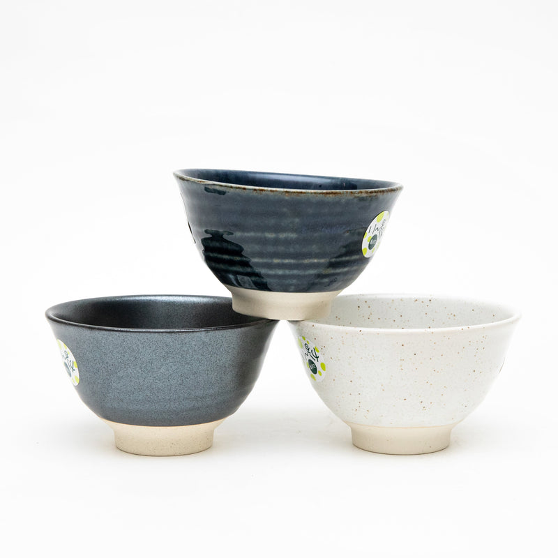 Rice Bowl (Porcelain/Lightweight/Speckles/6.8cm/dia.11.7cm/SMCol(s): Navy)