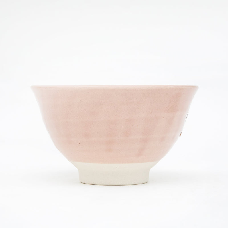 Rice Bowl (Porcelain/Lightweight/Speckles/6.8cm/dia.11.7cm/SMCol(s): Pink)