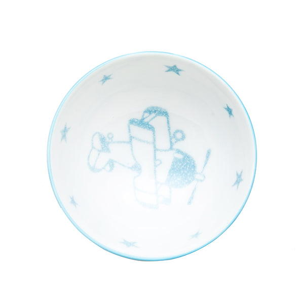 Rice Bowl (Ceramic/Vehicles/S/5cm/dia.10.8cm/SMCol(s): White,Blue,Orange)